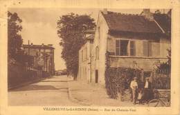 CPA 92 VILLENEUVE LA GARENNE RUE DU CHEMIN VERT - Villeneuve La Garenne
