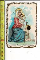 55512 - LA VIERGE ST JEAN ET L ENFANT JESUS - RELIEF - Images Religieuses