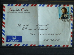 D3 - Cover Sent From Hong Kong To France - Brieven En Documenten