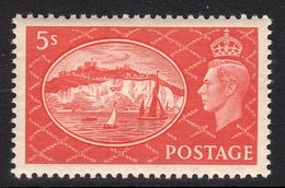 Great Britain GB George VI 1951 'Festival' 5/- Definitive, Hinged Mint, SG 510 - Nuovi