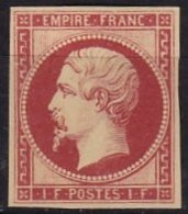 FRANCE - 1 F. Carmin Neuf FAUX - 1853-1860 Napoléon III