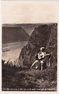 Allemagne : Rhénanie-palatinat : LORELEY : Die Loreley Am Rhein ..  Couple Jouant De La Musique - C.p.s.m.  Photo Vérit. - Loreley