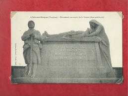 CPA - L'Isle Sur Sorgue -(Vaucluse) - Monument Aux Morts De La Guerre -(Face Antérieure) - Other Municipalities