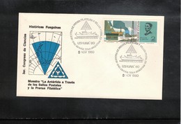 Argentina 1980 Argentinian Antarctica - Philatelic Exibition  Interesting Cover - Events & Gedenkfeiern