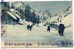 - Environs De Briançon  - ( Hautes -Alp ) - Chalets De Lacha, Prés Névache, Chasseurs Alpins, Ancienne, TTBE, Scans. - Briancon