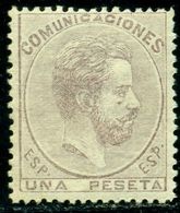 Spain 1872 King Amadeo I,Royalty,Definitive,Mi.118,MLH - Neufs