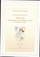 BRD FGR RFA - IPHLA '89 (MiNr: 1415) 1989 - ETB 11/1989 - Storia Postale