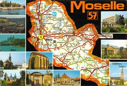 57 - Moselle - Carte Géographique - Multivues - Sin Clasificación
