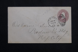 ETATS UNIS - Entier Postal De New York Pour New York En 1886 - L 61671 - ...-1900
