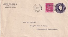 USA 1948       ENTIER POSTAL/GANZSACHE/POSTAL STATIONARY LETTRE DE BOSTON - 1941-60
