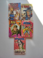 Lot BD Adulte Junior Super Zorro Atemi Feu Apaches El Bravo - Lots De Plusieurs BD