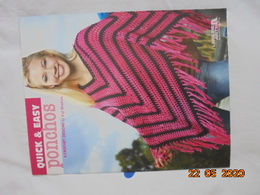 Quick & Easy Ponchos: 4 Crochet Designs. Leisure Arts 3975 By Kay Meadors -- 2004 - Hobby En Creativiteit