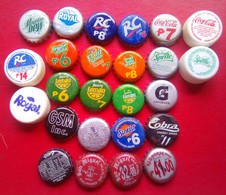 25 Different Philippine Bottle Caps - Soda