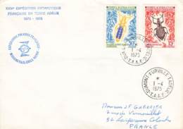 Let 225 - T.A.A.F. - Dumont D'Urville - Terre Adélie - 1975 - Briefe U. Dokumente