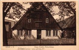 Germany, Schleswig-Holstein, Heide, Klaus Groth's Geburtshaus, Old Postcard - Heide