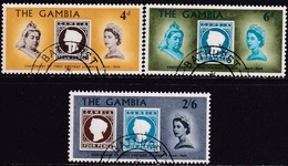 GAMBIA 1969 SG 256-58 Compl.set Used Gambia Stamp Centenary - Gambia (1965-...)