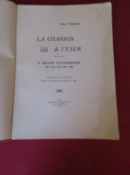 La Chanson De L'Yser épopée De Belges... - Eerste Wereldoorlog - 1919 - Door Henry Vallier - Poezie - Gedichten - Weltkrieg 1914-18