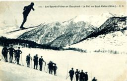 N°9070 -cpa Le Ski , Un Saut, Keller (18m) - Sports D'hiver