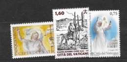 2011 MNH Vaticano Mi 1697-99 - Nuovi