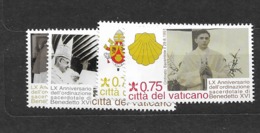 2011 MNH Vaticano Mi 1712-15 - Ongebruikt