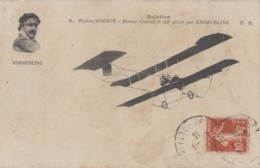Aviation - Aviateur Albert Kimmerling - Biplan Sommer - Aviadores