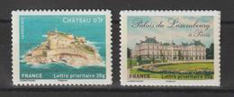 France 2012 Monuments De France 722A Et 730A Neufs ** MNH - Autres & Non Classés