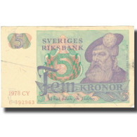 Billet, Suède, 5 Kronor, 1981, 1981, KM:51d, TTB - Zweden