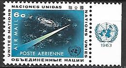 NATIONS UNIES  /   ONU -  Poste Aérienne  -  1963.   Y&T N° 8 ** - Poste Aérienne