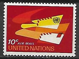 NATIONS UNIES  /   ONU -  Poste Aérienne  -  1963.   Y&T N° 10 ** - Luftpost