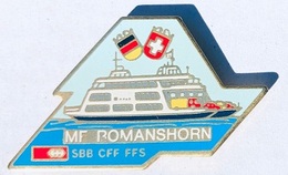 BATEAU - BOAT - BOOT - BARCA - MF ROMANSHORN - SBB CFF FFS  - SUISSE - SCHWEIZ - SVIZZERA - SWITZERLAND -   (25) - Boten