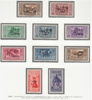 ITALIA 1932 COLONIE E POSSEDIMENTI EGEO 1932 CALINO SERIE GARIBALDI  SASSONE S.47  MLH PERFETTI E SPLENDIDI - Egeo (Calino)