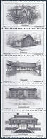 Mi 1869-73 Proof Épreuve Blackprint Schwarzdruck / Historcal Dwellings Houses Architecture - Proofs & Reprints