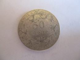 Belgique: 50 Centimes 1912 (Flamand) - 50 Cents