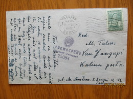 RUSSIA USSR ESTONIA 1945 TALLINN MILTARY CENSOR 25084  , OLD  POSTCARD     , 0 - Altri & Non Classificati