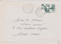 Recette Auxiliaire Urbaine (hexagonal) 91 Brunoy A Essonne 03/03/1982 - Manual Postmarks