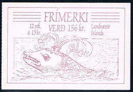 Islande - Les 4 Génies Tutélaires Des Armoiries Islandaises C 626 (année 1987) ** - Markenheftchen