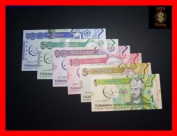 TURKMENISTAN 1-5-10-20-50-100 Manat   2017  P. 36 To 41 Set  *commemorative*   UNC - Turkménistan