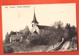 IKA-01 Cressier Château JeanJaquet . Cachet Militaire En 1916. Phototypie 4606 - Cressier