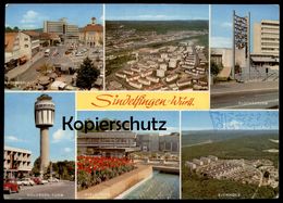 ÄLTERE POSTKARTE SINDELFINGEN BIBLIOTHEK EICHHOLZ GOLDBERG-TURM GLOCKENTURM Library Postcard Cpa AK Ansichtskarte - Sindelfingen