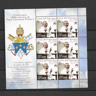 2012 MNH Vaticano - Blocks & Sheetlets & Panes