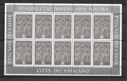 2010 MNH Vaticano Mi 1665 - Blocs & Feuillets