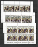 2009 MNH Vaticano Mi 1648-50 - Blocks & Sheetlets & Panes