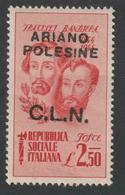 ITALIA EMISSIONE LOCALE CLN 1945 F.lli Bandiera Lire 2,50 Nuovo Gomma Integra MNH** - Centraal Comité Van Het Nationaal Verzet (CLN)