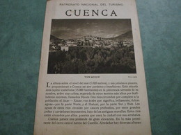 PATRONATO NATIONAL DEL TURISMO (8 Pages Illustrées) - Cuenca