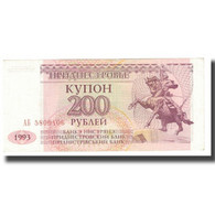 Billet, Transnistrie, 200 Rublei, 1993, KM:21, TTB - Moldova