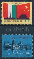 ** Kínai Népköztársaság 1960 Magyarország Felszabadulásának 15. évfordulój Mi 525-526 Postatiszta (525 Betapadás) + FDC  - Other & Unclassified