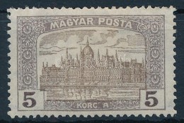 * 1919 Magyar Posta 5K, Lemezhiba A Korona Szóban - Other & Unclassified