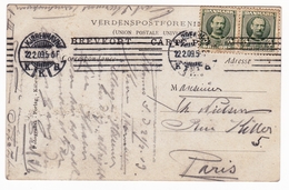 Copenhague 1909 København Frederiksholms Kanal Danemark Danmark - Storia Postale