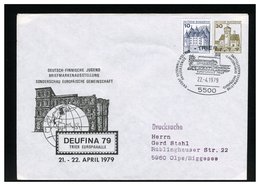 GERMANIA - TREVIRI  TRIER  -  PORTA NIGRA -  DEUFINA 79 -  TRIER  EUROPAHALLE    Perfetta  Lusso - Enveloppes - Neuves