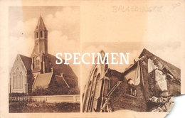 Kerk Achtergevel Vóór En Na De Verwoesting - Balgerhoeke - Maldegem